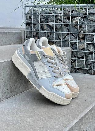 Кросівки жіночі adidas forum grey orange