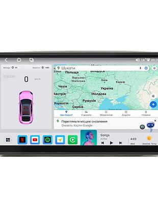 Штатна магнітола lesko для mazda tribute i рестайлінг 2003-2007 екран 9" 4/64 qled carplay 4g wi-fi gps 360 prime