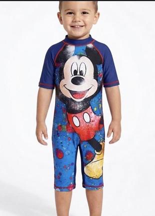 Комбінезон для плавання disney з принтом міккі мауса 3-4 роки 98-104 см