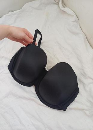 Черный базовый бюстгалтер m&amp;s 42dd / 95e