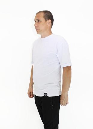 Футболка мужская трикотаж белый 3xl
