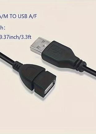 Usb-кабель черный 100см 2