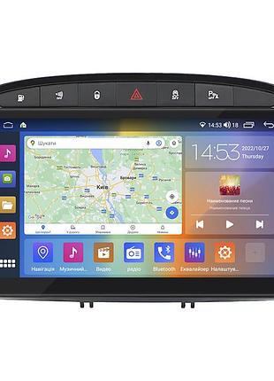 Штатная магнитола lesko для peugeot rcz i рестайлинг 2012-2015 экран 9" 4/64gb carplay 4g wi-fi gps prime