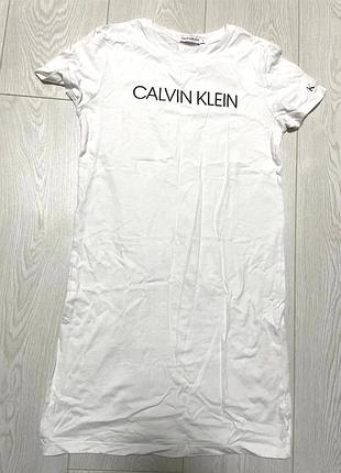 Жіноча футболка-сукня calvin klein xxs/xs