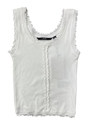 Женский белый топ vero moda