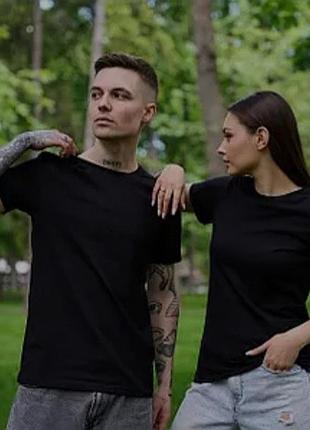 Жіноча футболка 3xl(54)чорна