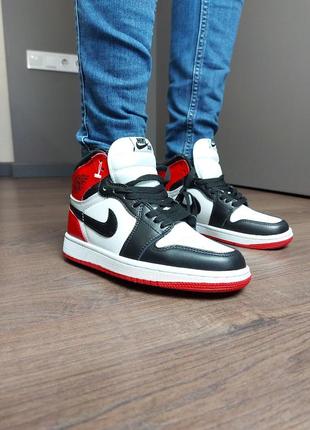 Nike air jordan 1 (36рр - 45рр) кросівки весна-осень найк джордан ретро2 фото