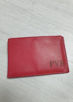 Женский кожаный кошелёк портмоне pvb