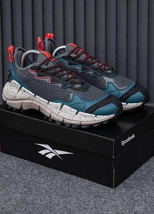 Кроссовки мужские 41 42 43 44 reebok zig kinetica 2.5 edge turquoise