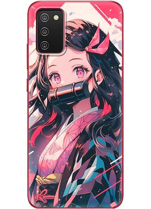 Чохол силіконовий з картинкою на samsung galaxy a02s (a025) (аніме, anime)