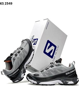 Кроссовки мужские серые 44 salomon xt-6 ft gray