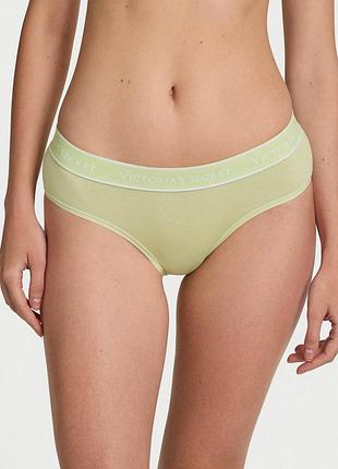 Женские трусики victoria’s secret (42112955167012) logo cotton hiphugger xs салатовые