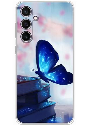Чохол силіконовий з картинкою на samsung galaxy s23 fe (s711) (метелик)