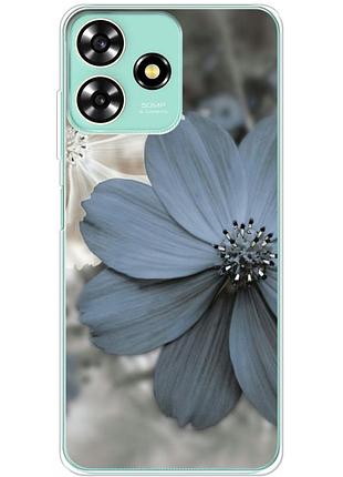 Чохол силіконовий з картинкою на zte blade a73 4g (квітка гербера)