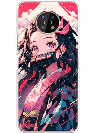 Чохол силіконовий з картинкою на nokia g50 (аніме, anime)