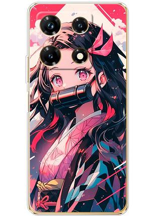 Чохол силіконовий з картинкою на infinix note 30 pro 4g (аніме, anime)