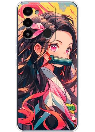 Чохол силіконовий з картинкою на tecno spark go 2022 (аніме, anime)
