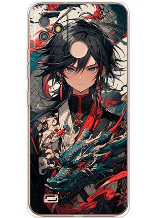 Чохол силіконовий з картинкою на tecno pop 5 go (аніме, anime)