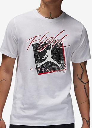 Футболка air jordan graphic t-shirt white dx9594-100 белая мужская