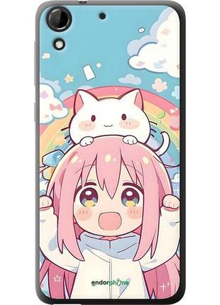 Чехол на htc desire 728g девочка аниме радуга хтс дизайр 728г