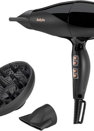 Фен babyliss air power pro 6716de 2300 вт чорний
