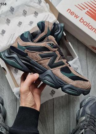 Кроссовки мужские коричневые new balance 9060 brown размеры 42 43 44 45