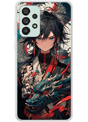 Чехол силиконовый с картинкой на samsung galaxy a73 5g (a736) (аниме, anime)