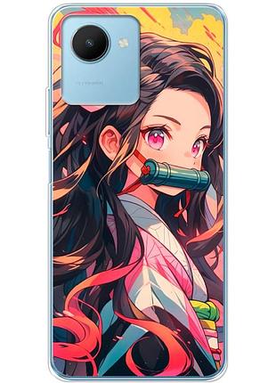 Чохол силіконовий з картинкою на realme c30s (аніме, anime)
