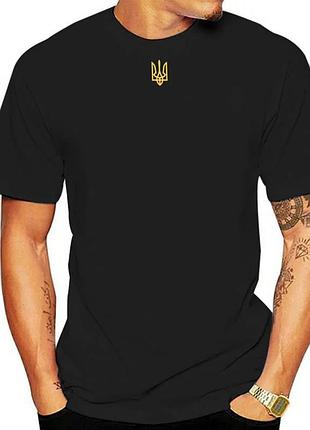 Футболка тризуб чёрный m