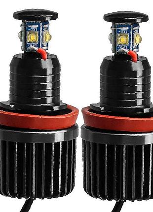 Автомобільна світлодіодна лампа для фар протитуманна dxz bmw angel eyes 40 w h8 bmw e91 e92 e93 led