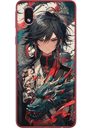 Чохол силіконовий з картинкою на samsung galaxy a01 core (a013) (аніме, anime)