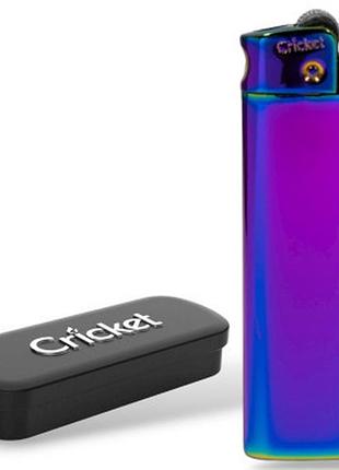 Зажигалка cricket turbo metal icy