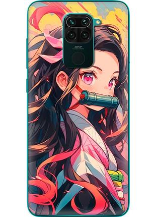 Чохол силіконовий з картинкою на xiaomi redmi 10x (аніме, anime)
