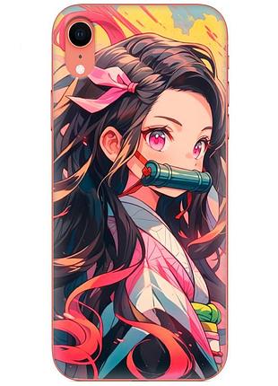 Чохол силіконовий з картинкою на iphone xr (аніме, anime)