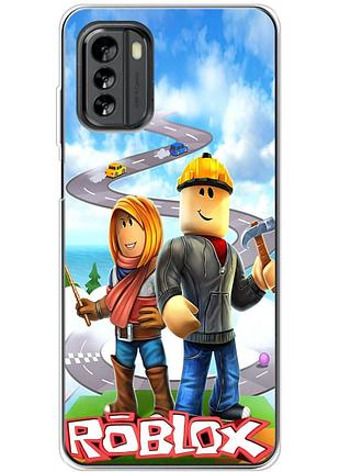 Чохол силіконовий з картинкою на nokia g60 (роблокс, roblox)