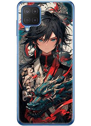 Чехол силиконовый с картинкой на samsung galaxy m12 (m127) (аниме, anime)