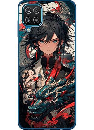Чехол силиконовый с картинкой на samsung galaxy a12 (a125) (аниме, anime)
