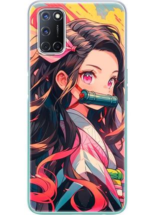 Чохол силіконовий з картинкою на oppo a52 (аніме, anime)