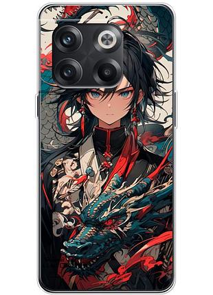 Чехол силиконовый с картинкой на oneplus 10t (аниме, anime)