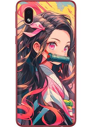 Чохол силіконовий з картинкою на samsung galaxy a01 core (a013) (аніме, anime)