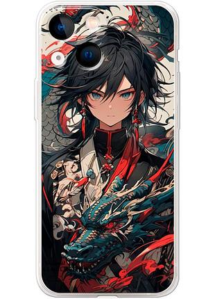 Чохол силіконовий з картинкою на iphone 13 mini (аніме, anime)