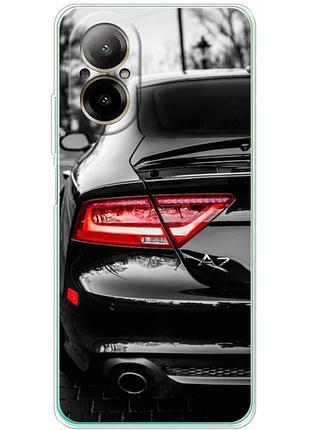 Чехол силиконовый с картинкой на realme c67 (машина, audi a7)
