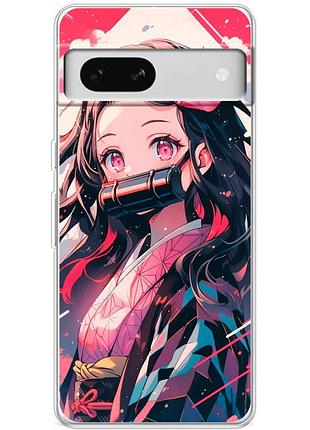 Чохол силіконовий з картинкою на google pixel 7a (аніме, anime)