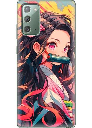 Чехол силиконовый с картинкой на samsung galaxy note 20 (n980) (аниме, anime)