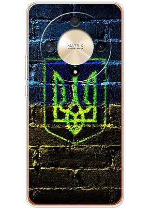 Чехол силиконовый с картинкой на huawei honor magic 6 lite 5g (патриотический, герб украины)