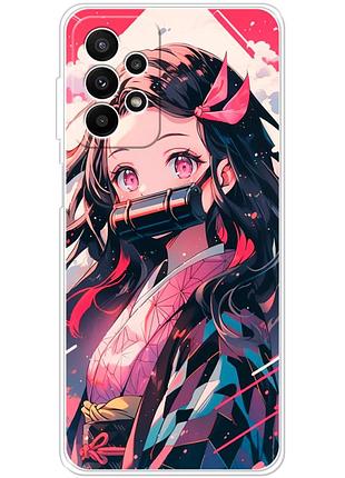 Чехол силиконовый с картинкой на samsung galaxy a23 (a235) (аниме, anime)