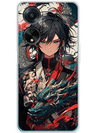 Чохол силіконовий з картинкою на oppo a98 5g (аніме, anime)