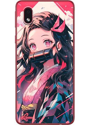 Чохол силіконовий з картинкою на samsung galaxy a01 core (a013) (аніме, anime)