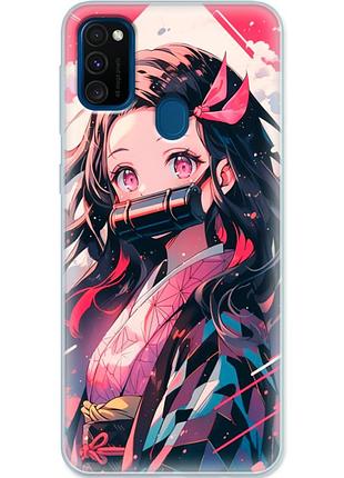Чехол силиконовый с картинкой на samsung galaxy m30s (m307) (аниме, anime)