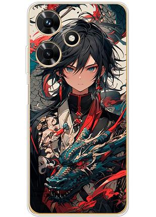 Чохол силіконовий з картинкою на infinix hot 30i (аніме, anime)